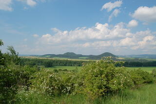 Malý Chlum Hill and Velký Chlum Hill.